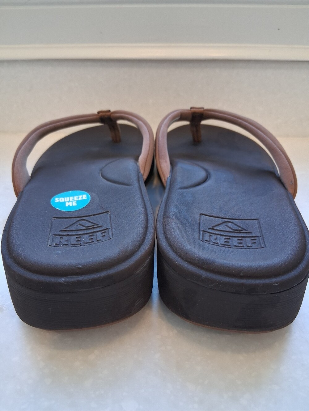 Reef Cushion Cloud Flip-Flop in Espresso Brown Size 8 - Picture 5 of 10